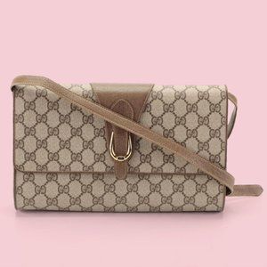 Gucci Vintage Gucci Accessory Collection Navy GG Supreme Monogram